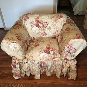 Waverly chair slipcover x 2